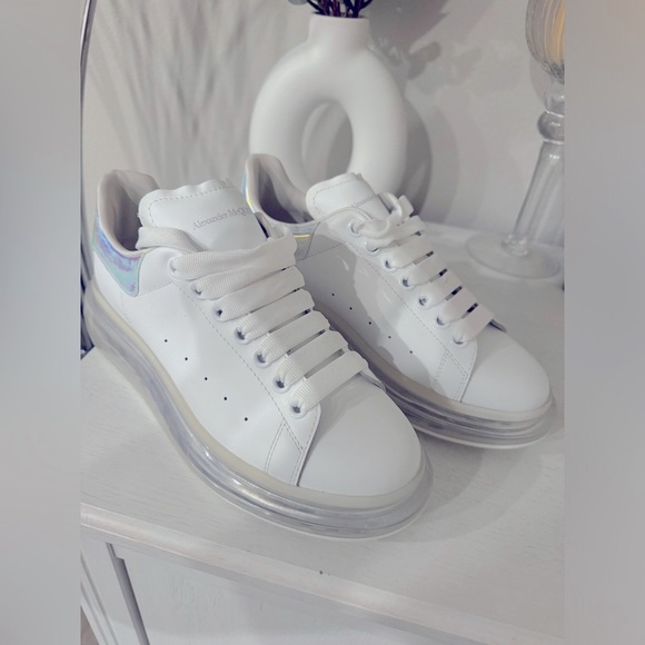Alexander McQueen Shoes - Brand new Alexander McQueen shoes white with clear sole